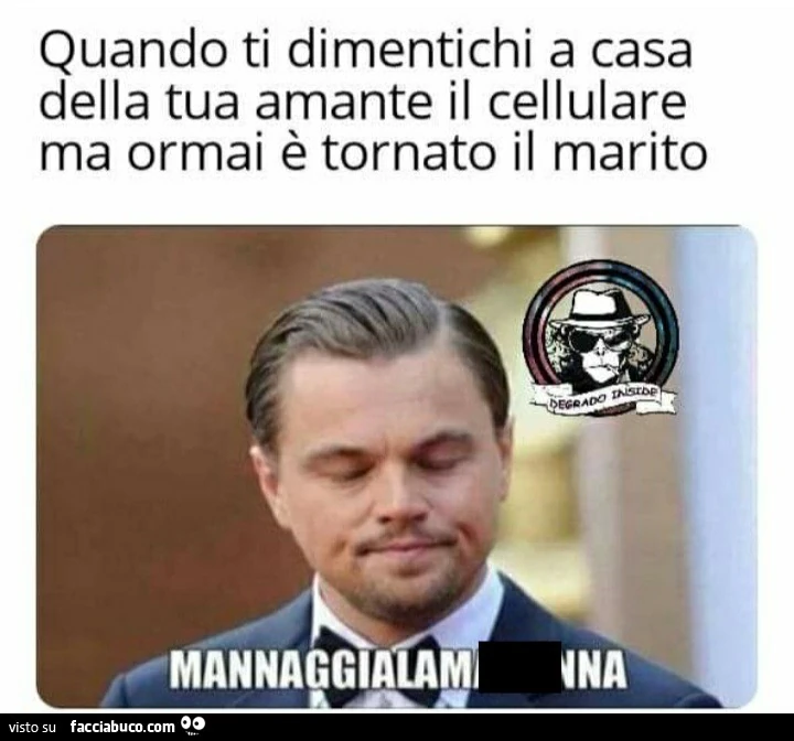 Quando ti dimentichi a casa della tua amante il cellulare