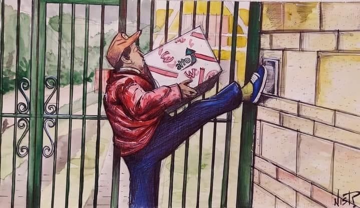 Renato Pozzetto illustrazione Grandi Magazzini