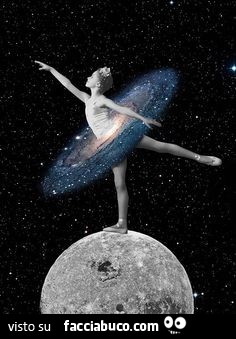 Ballerina sulla luna
