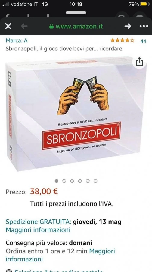 Sbronzopoli su Amazon