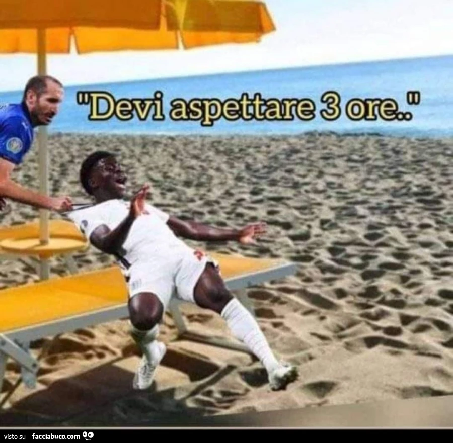 Devi aspettare tre ore