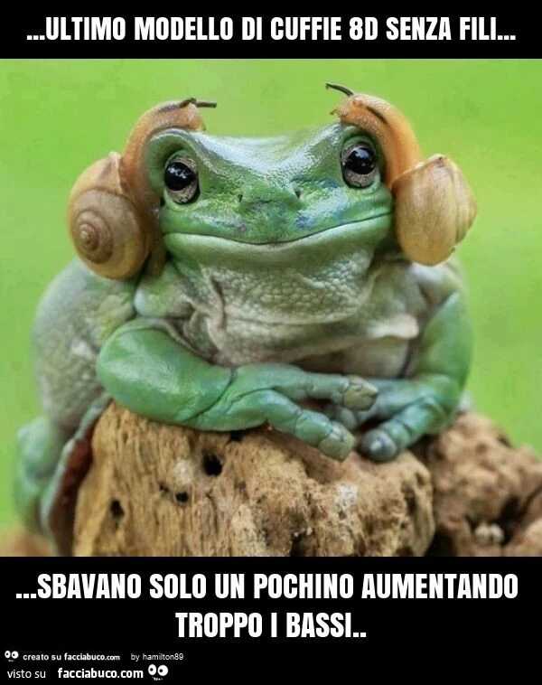 Ultimo modello di cuffie 8d senza fili&hellip; sbavano solo un pochino aumentando troppo i bassi
