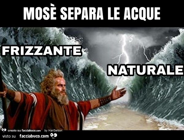 Mosè separa le acque