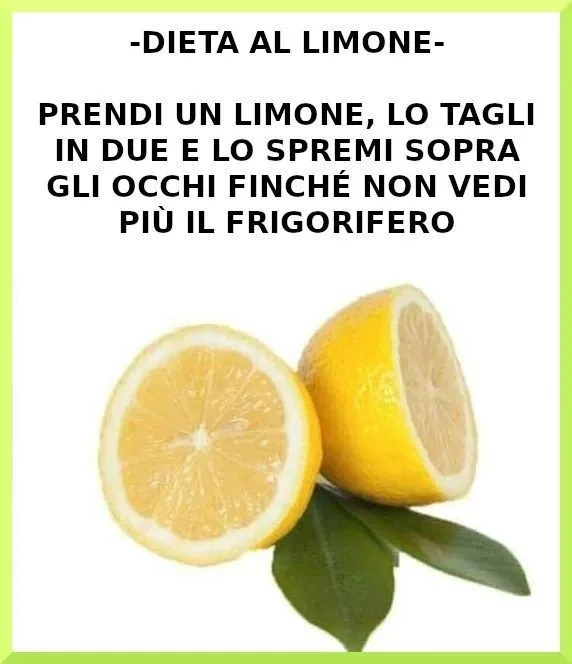 Dieta al limone