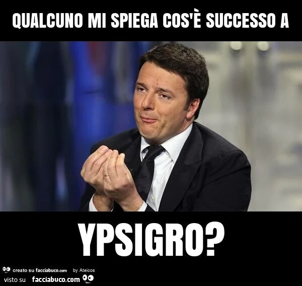 Qualcuno mi spiega cos'è successo a ypsigro?
