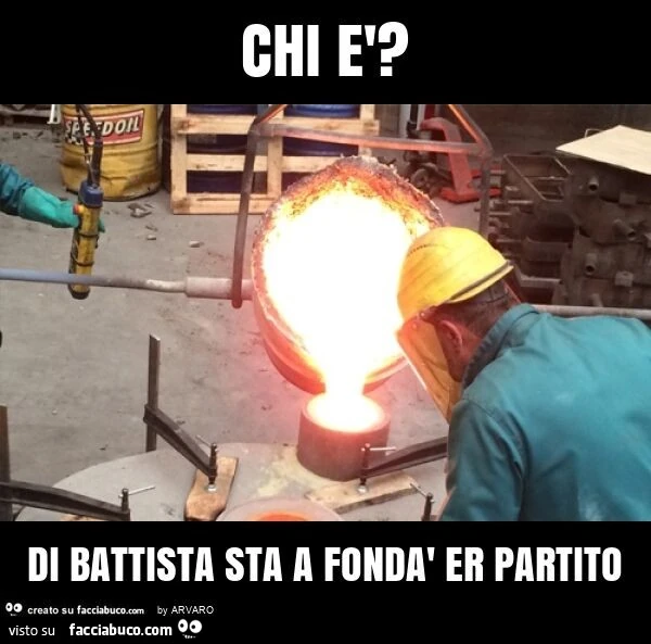 Chi è? Di battista sta a fondà er partito