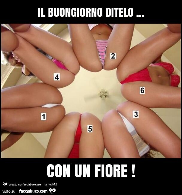Il buongiorno ditelo… con un fiore