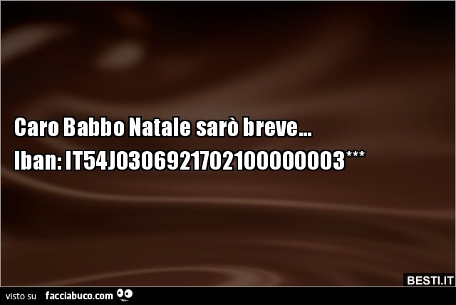 Lettera a babbo natale