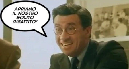 Buongiorno e apriamo il nostro solito dibattito