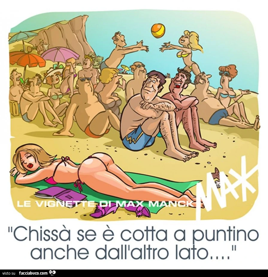 Chissà se è cotta a puntino anche dall'altro lato