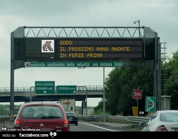 Godo, il prossimo anno andate in ferie prima