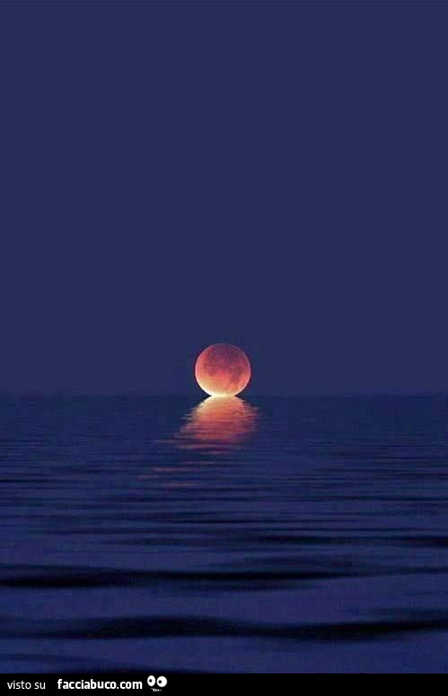 Luna in mare
