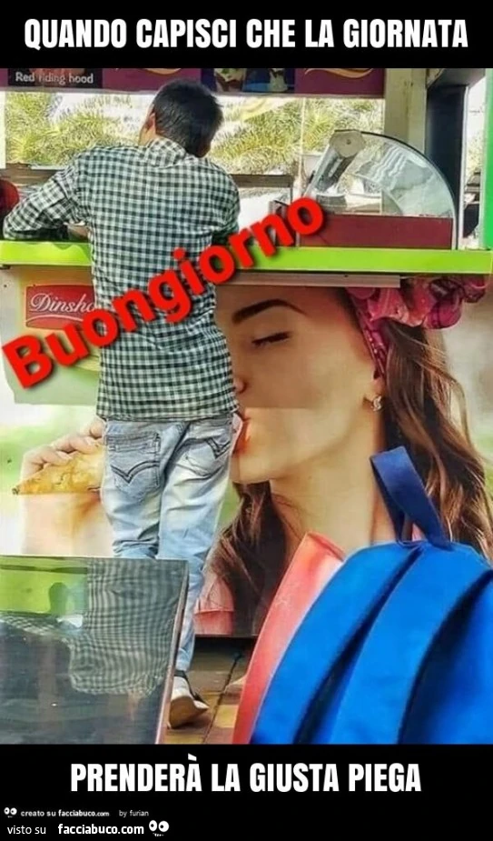 Quando capisci che la giornata prenderà la giusta piega