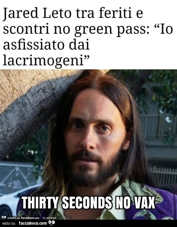 Thirty seconds no vax