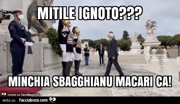 Mitile ignoto? Minchia sbagghianu macari ca
