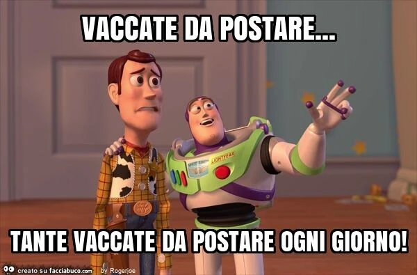 Vaccate da postare&hellip; tante vaccate da postare ogni giorno