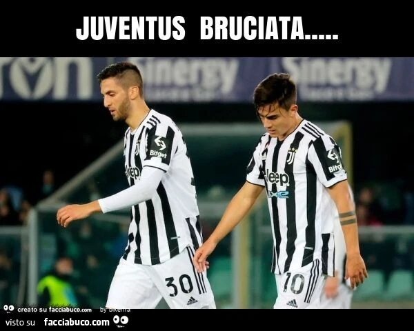 Juventus bruciata