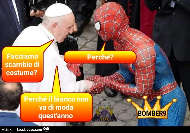 Facciamo scambio di costume perché perché il bianco non va di moda