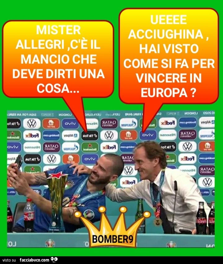 Mister allegri ce il mancio che deve dirti una cosa