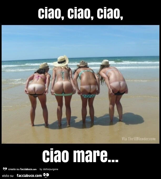 Ciao, ciao, ciao, ciao mare