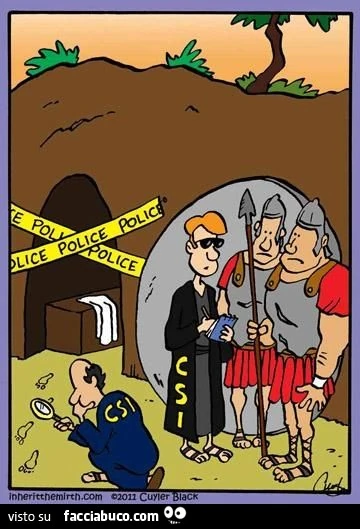 CSI sulla scena della resurrezione