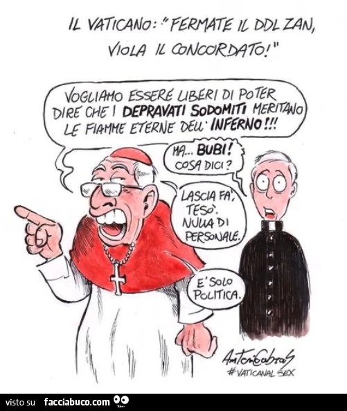 Il Vaticano: fermate il DDL Zan, viola il concordato