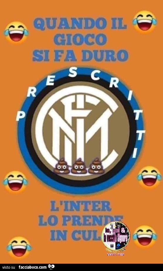Quando il gioco si fa duro l'inter lo prende in culo