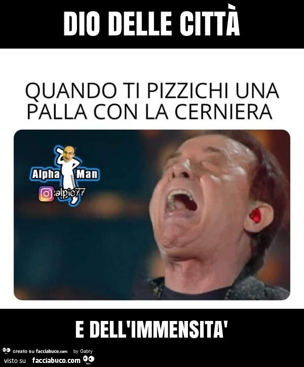 Dio delle città e dell'immensità