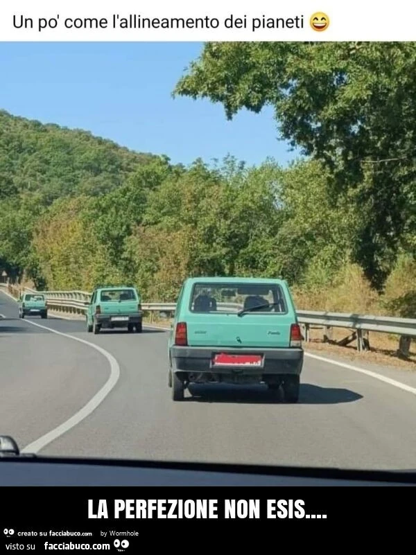 La perfezione non esis