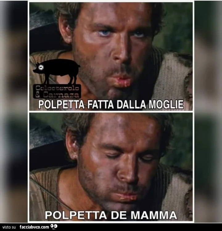 Polpetta fatta dalla moglie polpetta de mamma