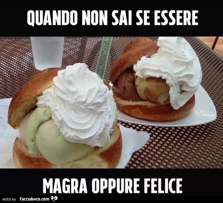 Quando non sai se essere magra oppure felice
