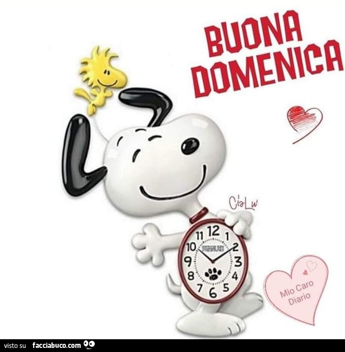 Snoopy buona domenica