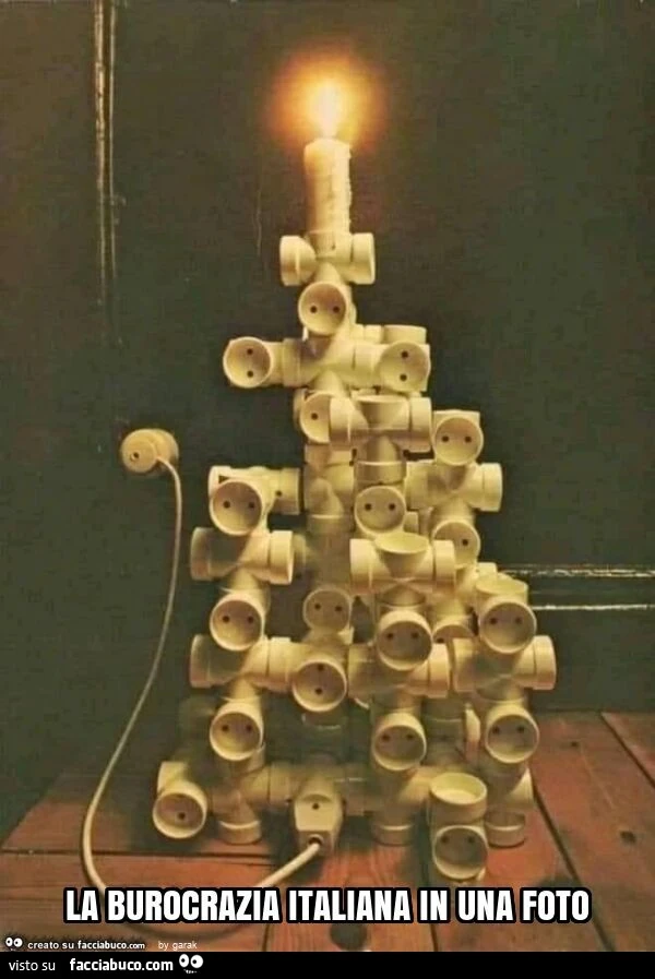 La burocrazia italiana in una foto