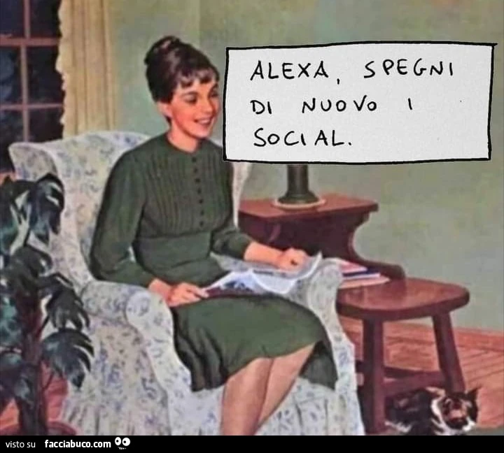 Alexa spegni di nuovo i social