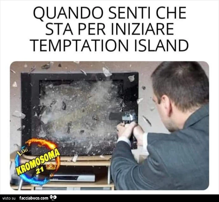 Quando senti che sta per iniziare temptation island
