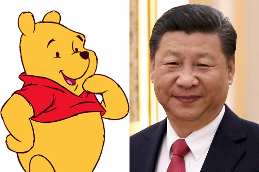 Xi Jinping e Winnie the Pooh G7