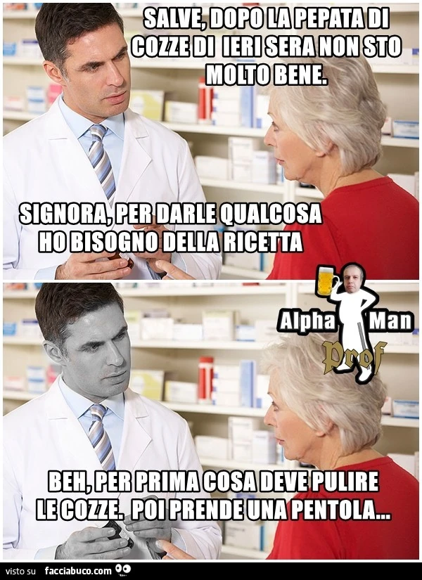 Farmacia ricette dottore e paziente