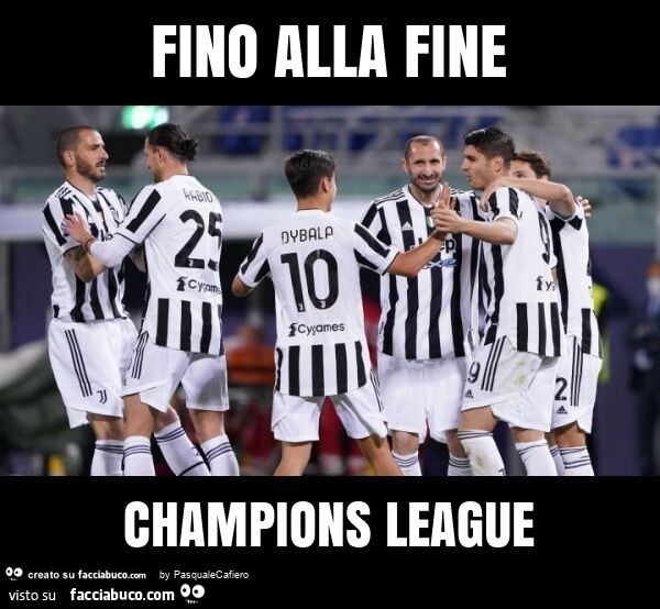 Fino alla fine champions league