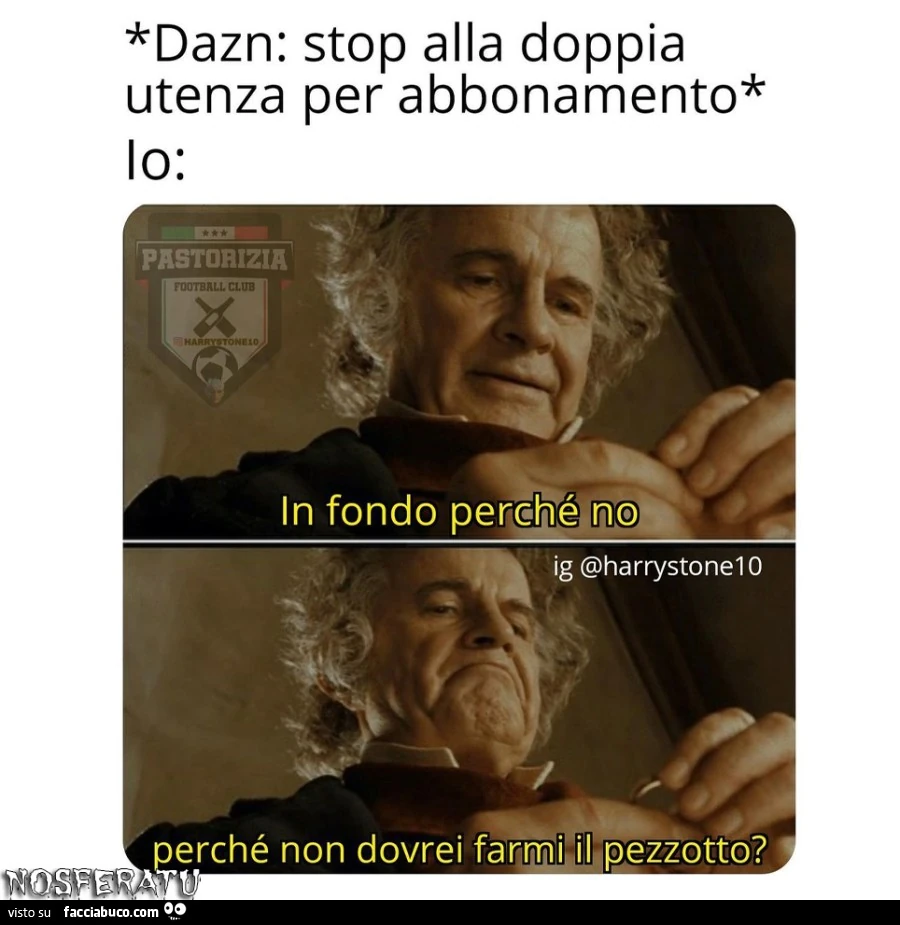 Dazn non concede la doppia visione