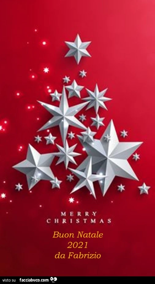 Merry christmas buon natale 2021 da fabrizio