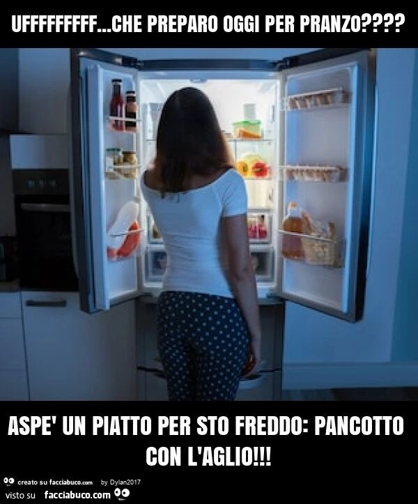 Ufffffffff&hellip; che preparo oggi per pranzo? Aspè un piatto per sto freddo: pancotto con l'aglio