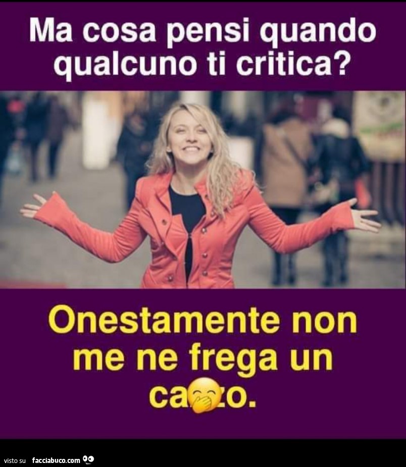 A Me Che Me Ne Frega A Me