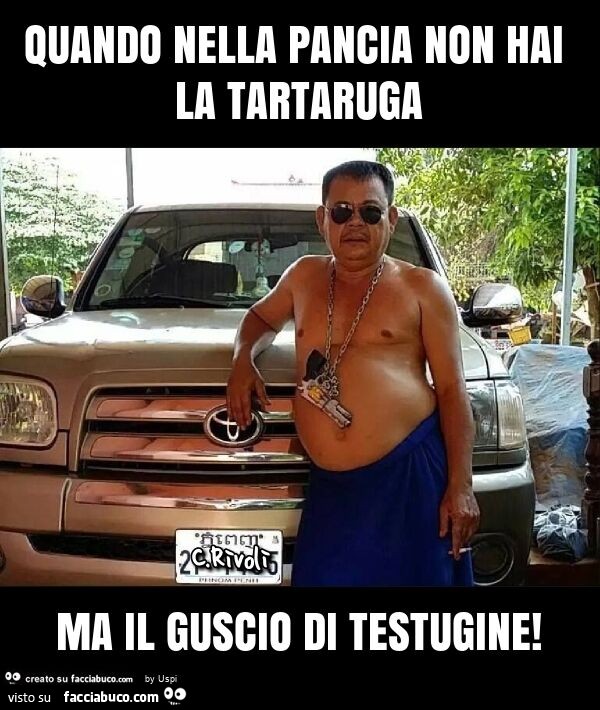 Quando nella pancia non hai la tartaruga ma il guscio di testugine