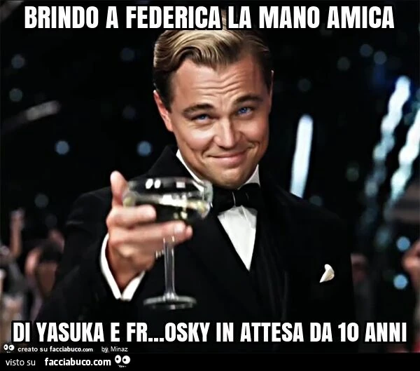 Brindo a federica la mano amica di yasuka e fr&hellip; osky in attesa da 10 anni