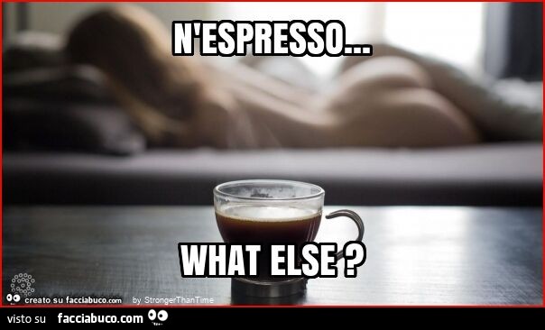 N'espresso… what else?