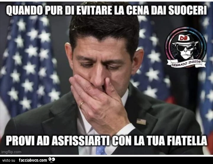 Quando pur di evitare la cena dai suoceri