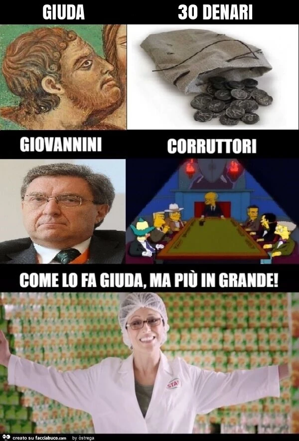 Giovannini come Giuda