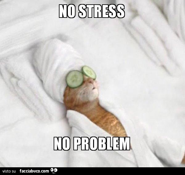 No stress no problem