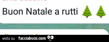 Buon natale a rutti