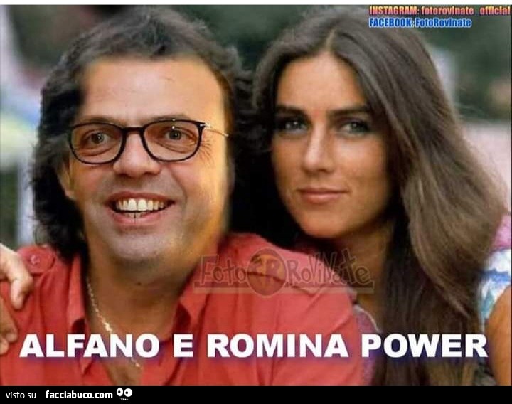 Alfano e Romina power